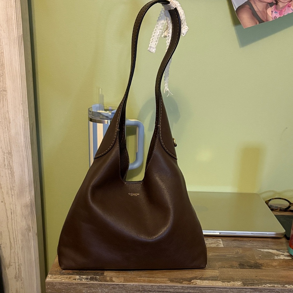 Coach Brooklyn 28 medium size Maple Tote Bag